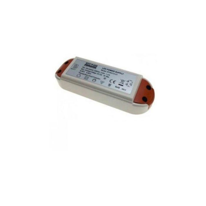 24W LED Transformer / Driver, 12V Output, IP20, (Not Dimmable)