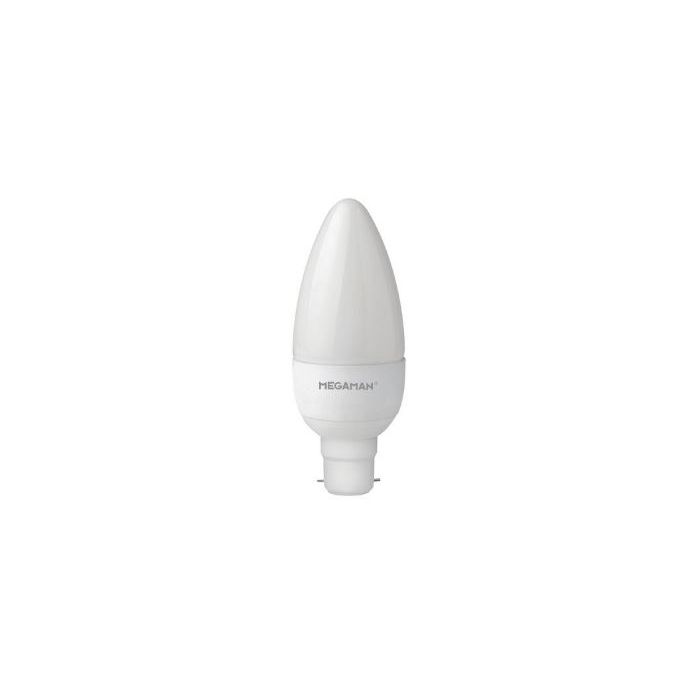 Megaman Gen2 LED Candle, 3.5W, B22, 2800K, 250lm, Not Dimmable