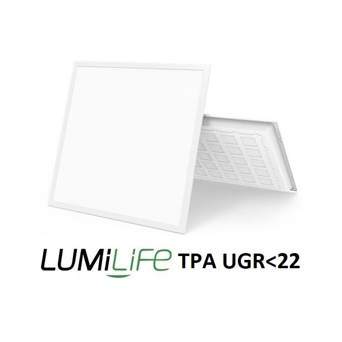  LUMiLife Backlit TPA-Rated Panel, 600x600, 36W, 4000K, UGR<22, 3yrs