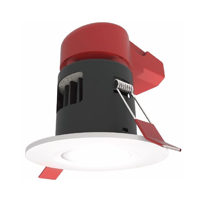 Ansell Prism Fire Rated IP65 Downlight 7W, 4000K, Dimmable, APRILED/CW