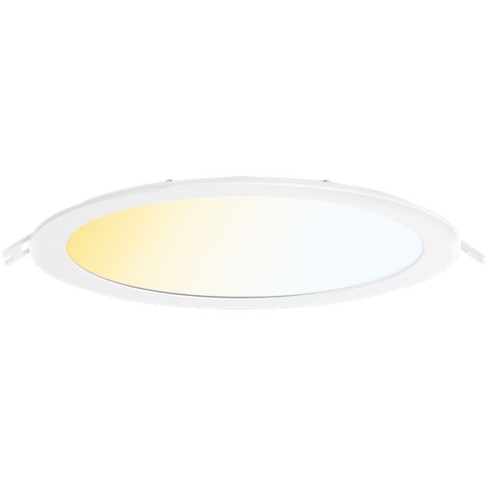 Aurora 6W LED Round Panel, IP44, 106mm Cut-Out, CCT-Switchable, 5yrs