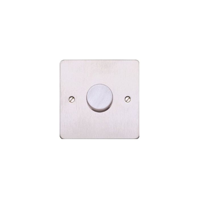 MK Edge 1G SINGLE 2 WAY LED Dimmer, 8-48W, Brushed SS