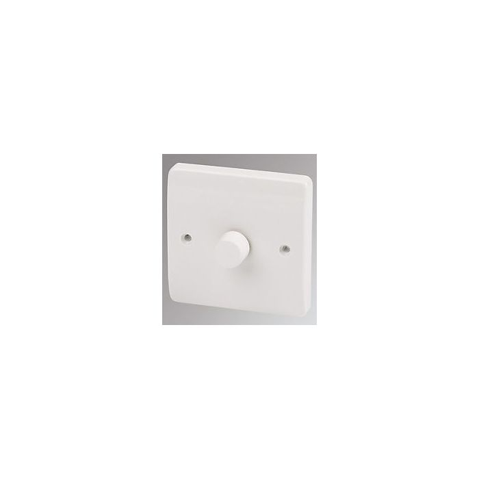 MK Logic+ K1523WHI 1G SINGLE Dimmer, LED (70W) or Halgen (240W), White
