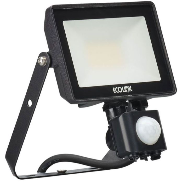 EcoLink LED Flood Light, 20W, 4000K, 1700lm, PIR SENSOR, IP65, 911401854785
