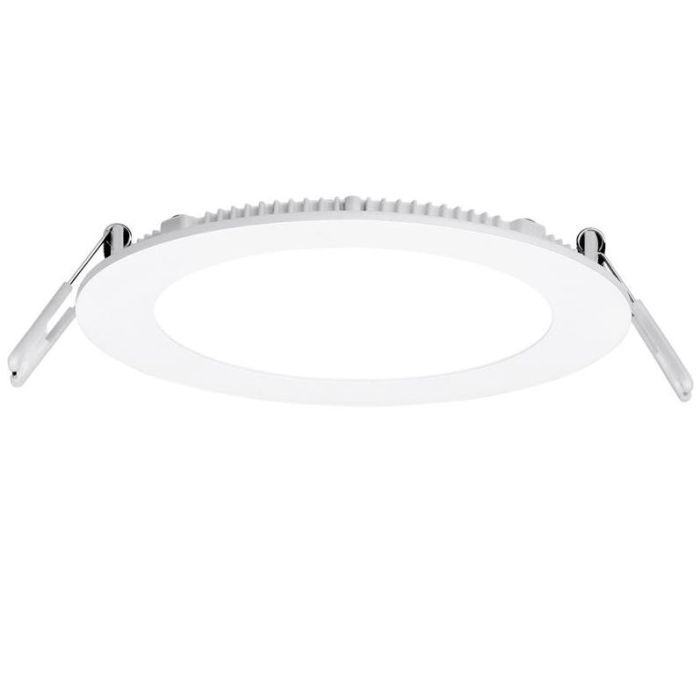 Aurora Enlite 9W LED Round Panel, IP44, 135mm Cut-Out, 3000K, 5yrs