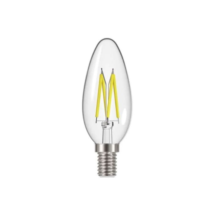 Energizer LED Candle, 5W~40W, E14, Clear Filament, 2700K, Dimmable