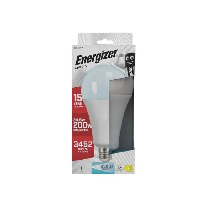 Energizer High-Output LED GLS, 24.9W=200W, 6500K, E27, No Dim, S29838