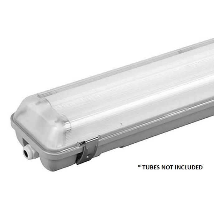LumiLife LED-Ready IP65 Non-Corrosive Tube Fitting, 4ft Twin