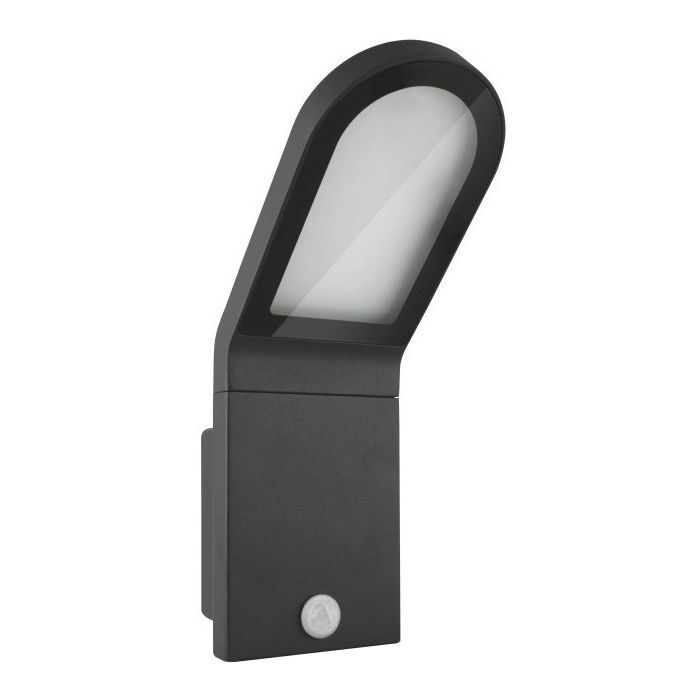 Osram LEDVance Facade Edge Wall Light, 12W, 3000K, GREY, SENSOR