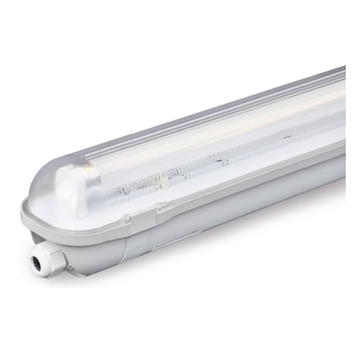 LumiLife LED-Ready IP65 Non-Corrosive Tube Fitting, 4ft Single