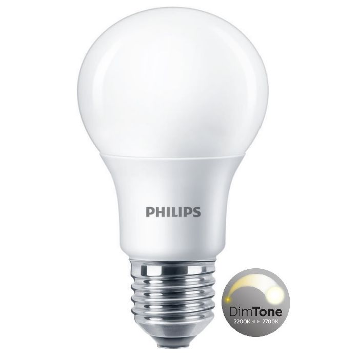 Philips Master LED Bulb, GLS 5.5W=40W, Frosted, Screw, DIMTONE