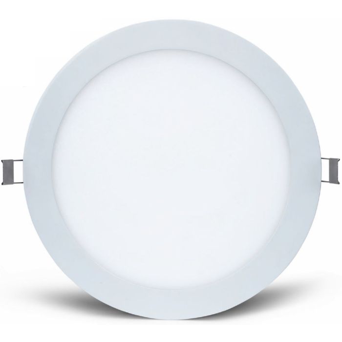 MEGE LED Round Panel, Recess, 16W, 220mm Cut-Out, IP44, 5yrs