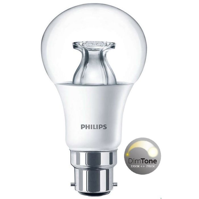 Philips Master LED Bulb, GLS 8.5W=60W, Bayonet, DIMTONE