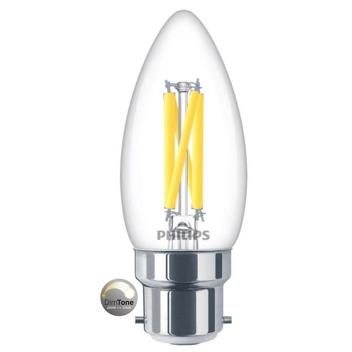 Philips Master LED Candle, 3.4W (40W), CRI90, B22, *DIMTONE*