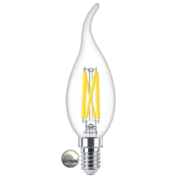 Philips Master LED Candle, 3.4W (40W), CRI90, E14 Flametip, *DIMTONE*