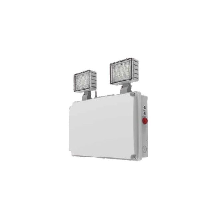 Power Beam IP65 LED Emergency Twinspot, 3HR, 2x4W, 1000lm