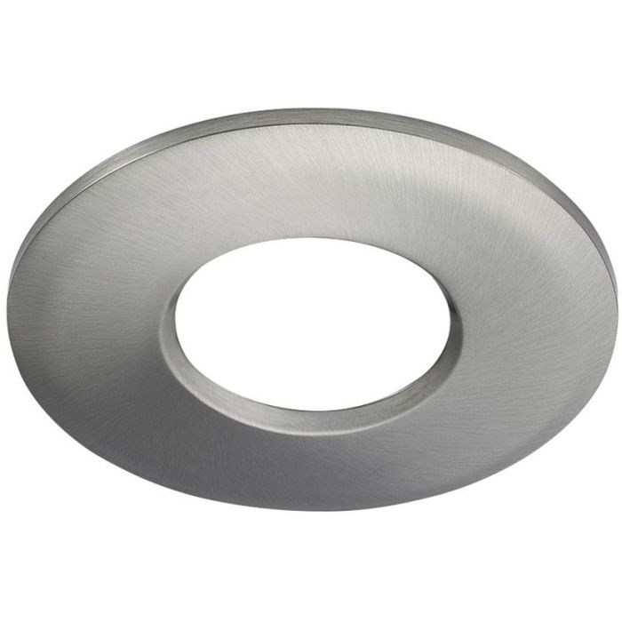 Powermaster Fire Rated IP65 Downlight, Clip-On Brushed Chrome Bezel