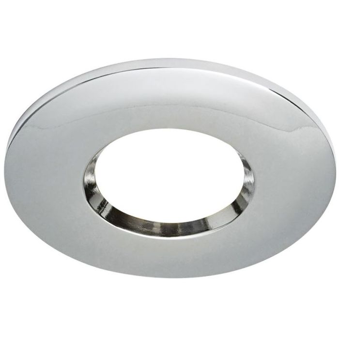Powermaster Fire Rated IP65 Downlight, Clip-On Chrome Bezel