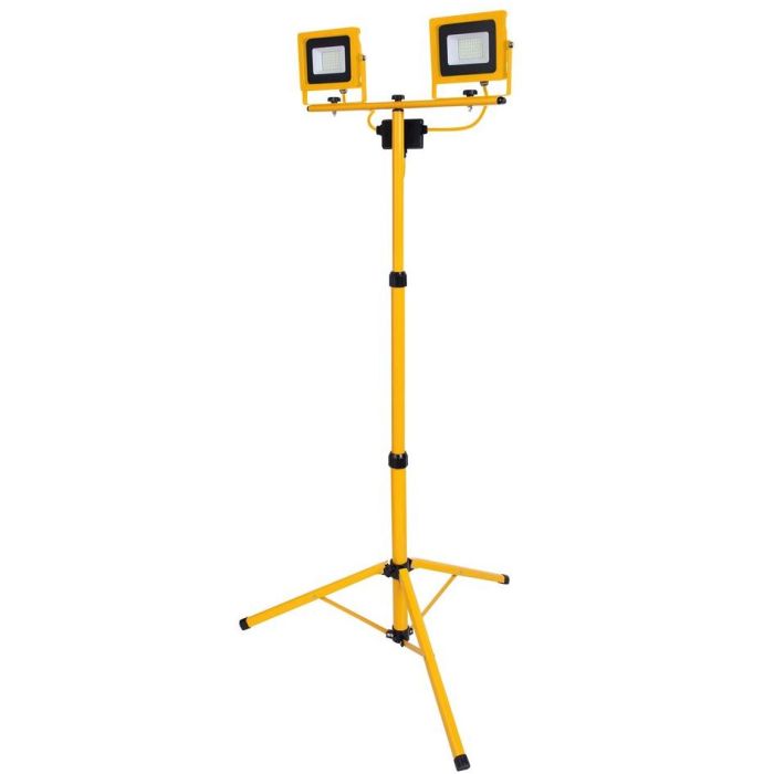 PowerMaster 2x20W LED Tripod Worklight 110V, 6500K, IP65