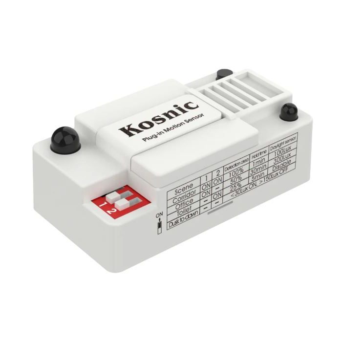 Kosnic Plug-In Microwave/Daylight/Corridor Sensor for LED 2D, RMW-DC