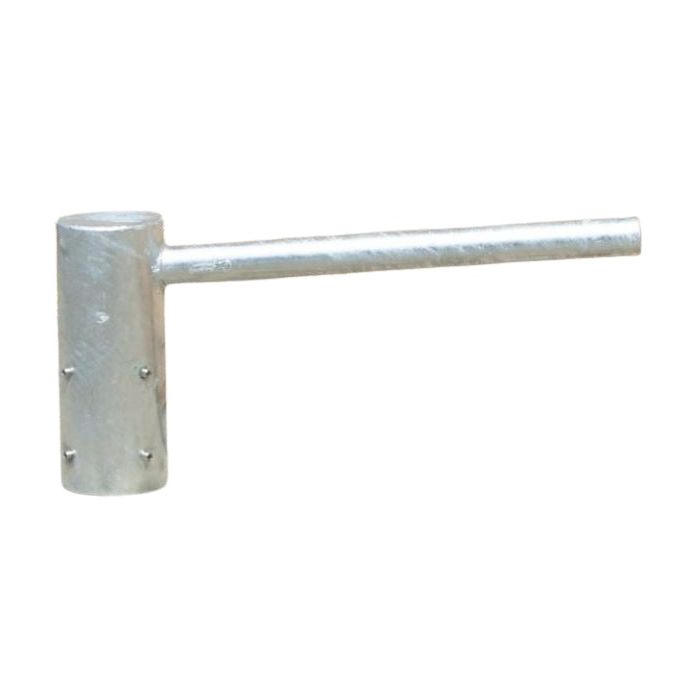 Single Outreach Arm 500mm x 60mm Galv (89mm)