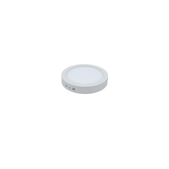 MEGE LED Surface Mount Round Panel, 12W, 170mm Bezel, IP44, 5yrs