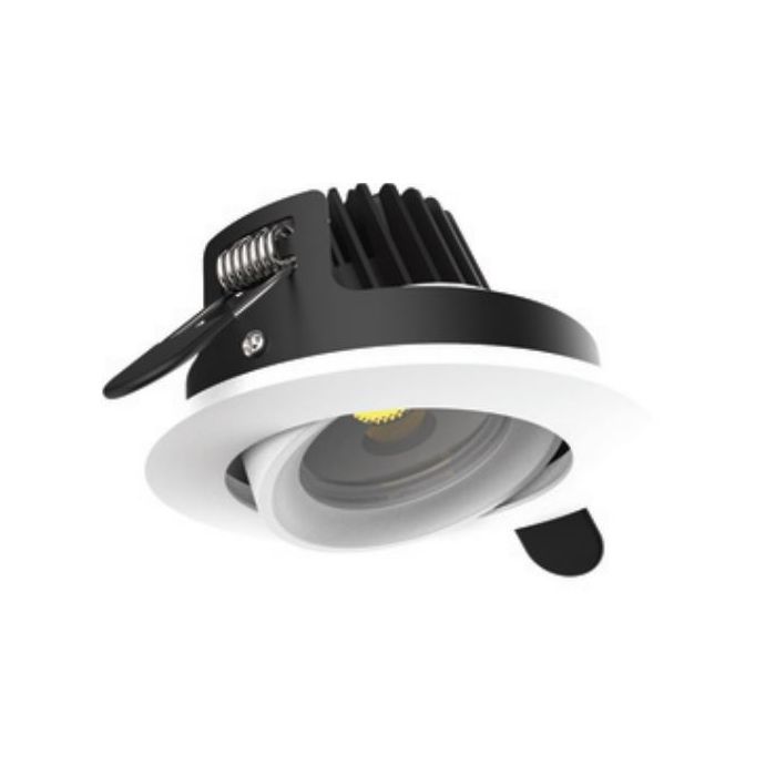 Venture LED Downlight, 6.5W, IP44, Gimble, Fire-Rated, 3000K, UGR<19, Dimmable