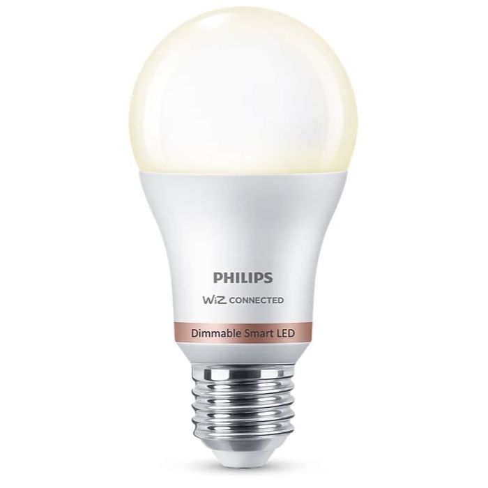 Philips WIZ LED GLS, 8W=60W, E27 2700K Dimmable Smart Bulb