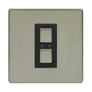 Lightwave - Remote Control 1-Gang 2-Way Dimmer Stainless Steel