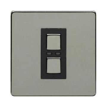 Lightwave - Remote Control 1-Gang Dimmer Stainless Steel