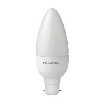 Megaman Gen2 LED Candle, 3.5W, B22, 2800K, 250lm, Not Dimmable