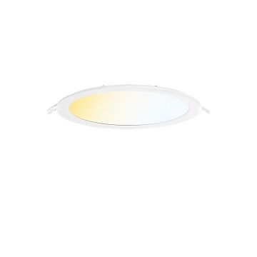Aurora 24W LED Round Panel, IP44, 280mm Cut-Out, CCT-Switchable, 5yrs