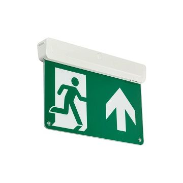 EcoLink LED Emergency Exit Blade Sign Ceiling/Wall, 3W, 3HR, 912401483536