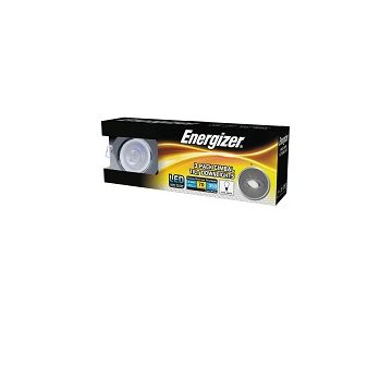 Energizer 3-PACK IP20-Rated Tilt Downlight, CHROME, 4000K, 68mm