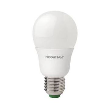 Megaman LED GLS, 8.5W, 2800K, E27, Opal, 600lm, Dimmable
