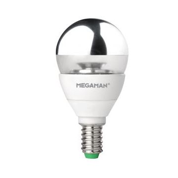 Megaman LED GLS Crown Silver, 5W, E14, Dimmable