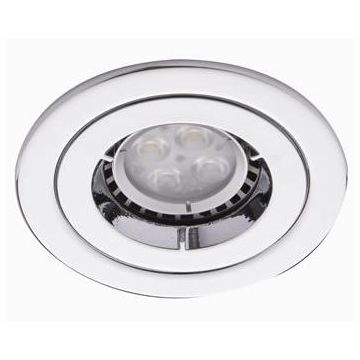 Ansell iCage Mini, Fire Rated GU10 Fitting, IP20 FIXED, CHROME, AMICD/CH