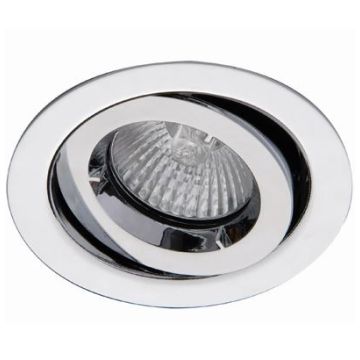 Ansell iCage Mini, Fire Rated GU10 Fitting, IP20 GIMBAL, CHROME, AMICG/CH