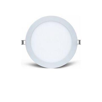 MEGE LED Round Panel, Recess, 12W, 160mm Cut-Out, IP44, 5yrs