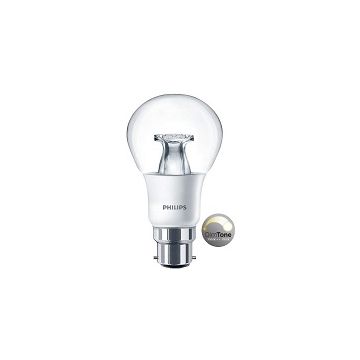 Philips Master LED Bulb, GLS 6W=40W, Bayonet, DIMTONE