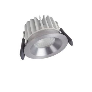 Osram LEDVance Spot, 8W Fixed, IP44, 4000K, Silver, Dimmable