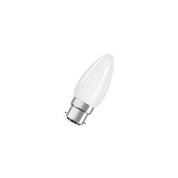 Osram Parathom Frosted LED Candle, 4.8W=40W, 2700K, B22, Dimmable