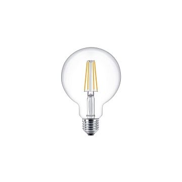 Philips LED Classic Globe Filament 8W=60W, 2700K, E27, Dimmable