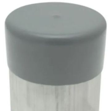 Grey Plastic Post Top Cap for 102mm Shaft