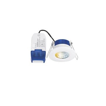 Aurora R6/CWS Fire-Rated IP65 Downlight, 4/6/8W, CCT, Dimmable