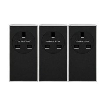 Lightwave - Remote Control ON/OFF Socket Kit Black