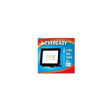 Eveready LED Flood Light, 50W, 4000K, 5000lm, IP65, 3yrs, S13947