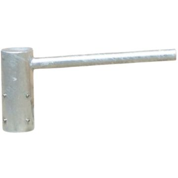 Single Outreach Arm 500mm x 60mm Galv (89mm)