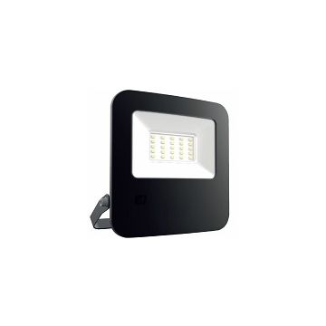 Ansell Zion LED Floodlight 30W Black, 4000K, IP65, AZILED30